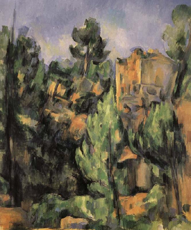 Paul Cezanne landscape rocks 3 oil painting image